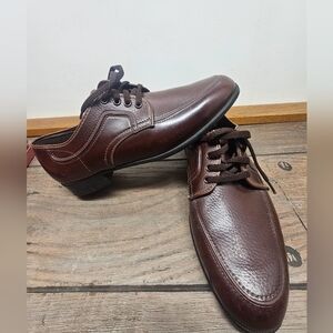 Chancellors Mens Loafer Size 9.5 W  Faux Leather Black Slip On Dress Shoes USA